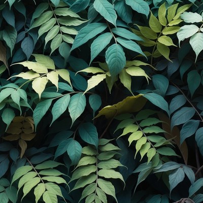 Lush Green Leaf Background