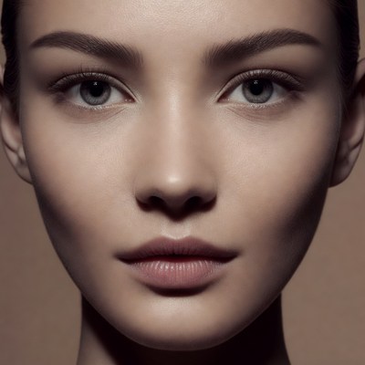 Beautiful Asian woman close-up portrait