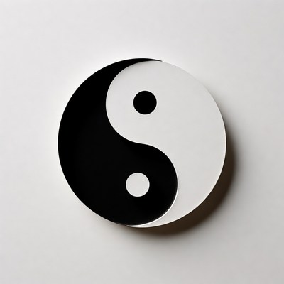 3D Yin Yang Symbol
