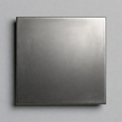 Shiny Brushed Metal Square