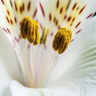 Closeup of spotted lily flower