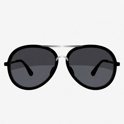 Black aviator sunglasses