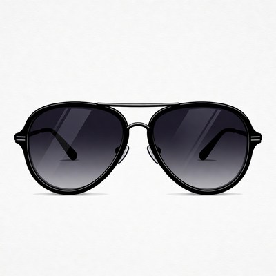 Black aviator sunglasses