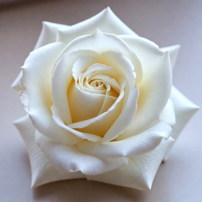 White Rose Top View