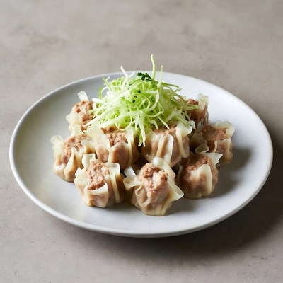 Steamed Dumplings with Cilantro