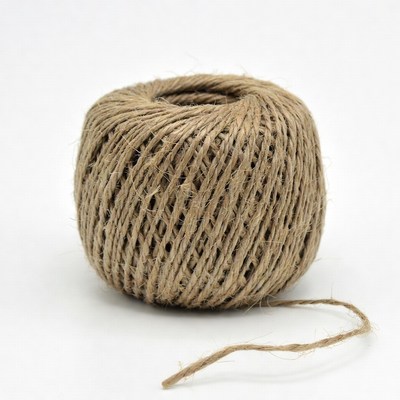 Coiled Brown Twine Ball