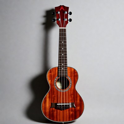 Red Koa Wood Ukulele