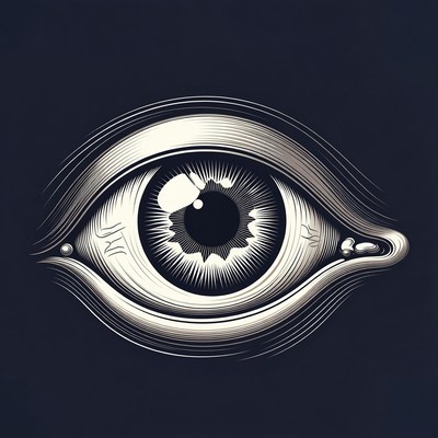 Detailed Human Eye Illustration