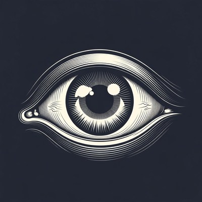 Detailed Human Eye Illustration