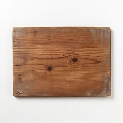 Empty rustic wooden cutting board
