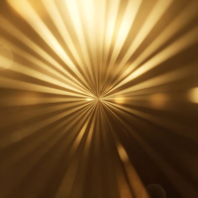 Radiant Golden Sunburst Background