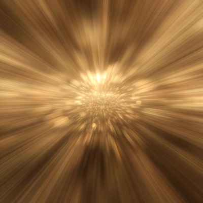 Golden Radial Burst Background