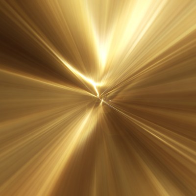 Radiant Golden Radial Burst Background