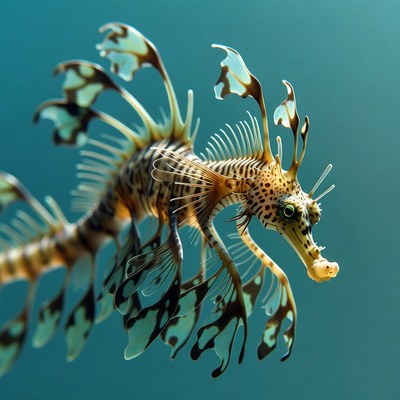 Colorful Leafy Sea Dragon