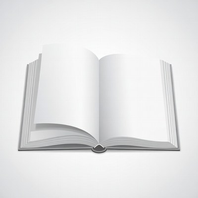 Open Book Illustration
