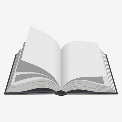 Open Book Illustration