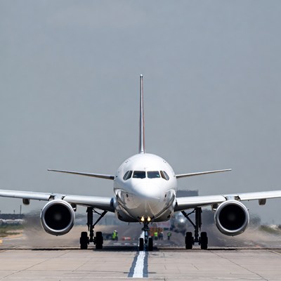White Airplane on Runway