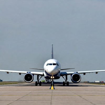 Airbus Plane on Runway