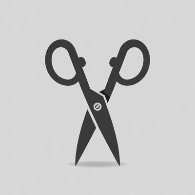 Black Scissors Icon