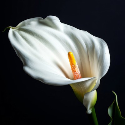 White calla lily flower