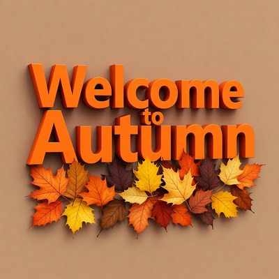 Welcome to Autumn 3D Text