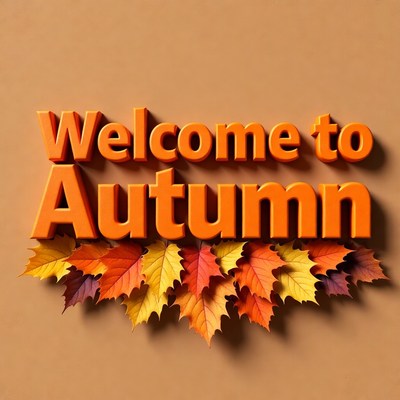Welcome to Autumn with Leaves