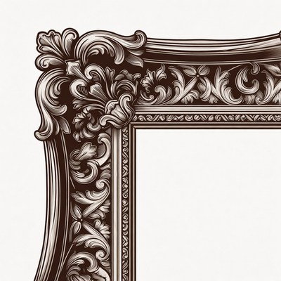 Ornate Vintage Picture Frame