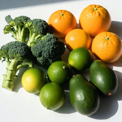 Broccoli Oranges Limes Avocados