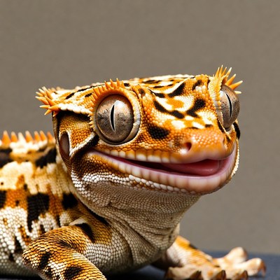 Crested Gecko with Spikes