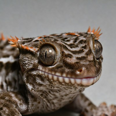 Crested Gecko with Spikes