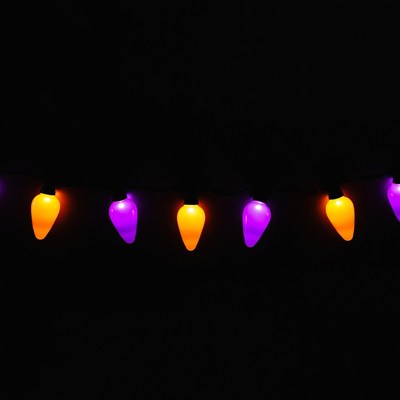 Orange Purple Halloween Lights String