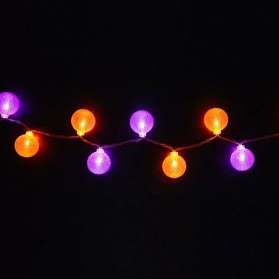 Orange Purple Fairy Lights String