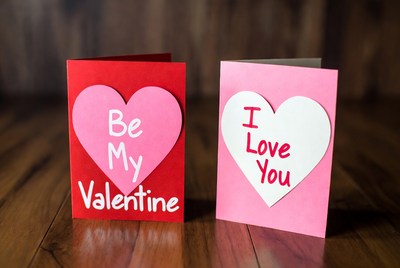 Be My Valentine and I Love You Cards