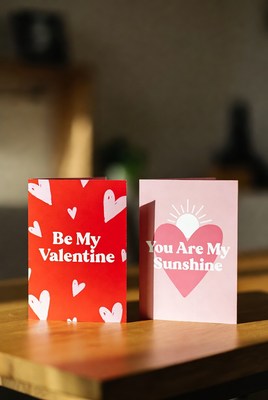 Be My Valentine and You Are My Sunshine Cards