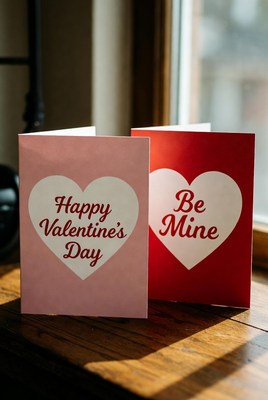 Happy Valentine's Day and Be Mine Cards