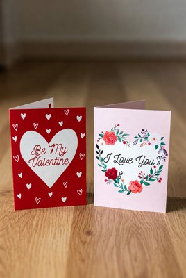 Be My Valentine Cards with Flowers