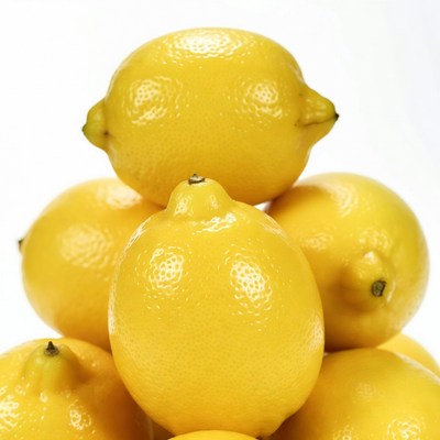Stack of Fresh Lemons