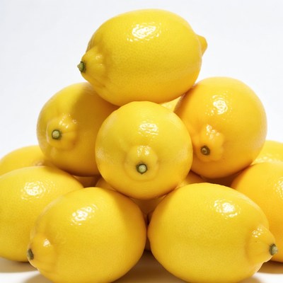 Stack of Fresh Lemons