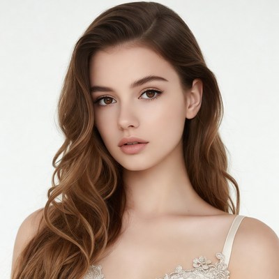 Beautiful woman in lace lingerie