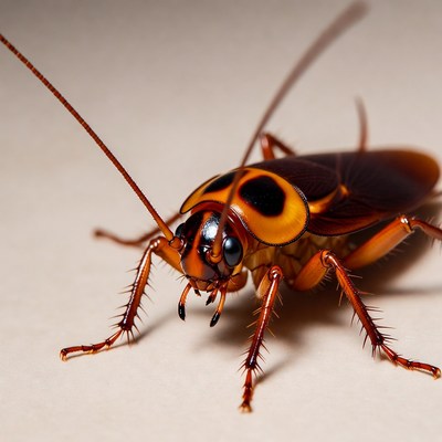 Close-up of Madagascar hissing cockroach
