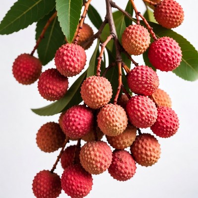 Fresh Lychee Fruit Cluster