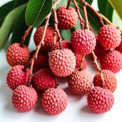 Fresh Lychee Fruit Cluster
