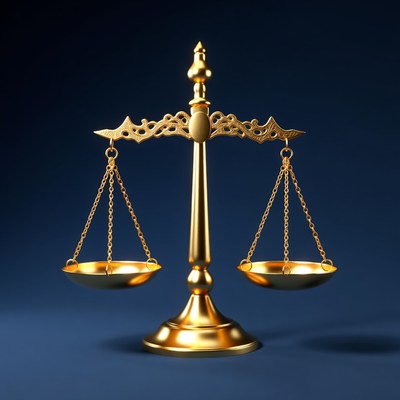 Golden Scales of Justice