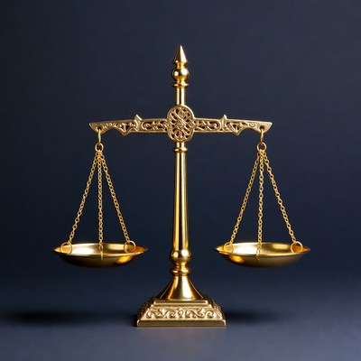 Golden Scales of Justice