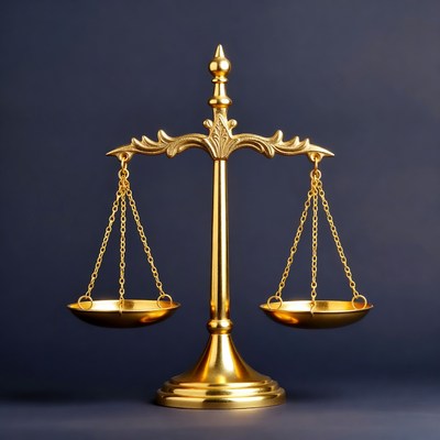 Golden Scales of Justice