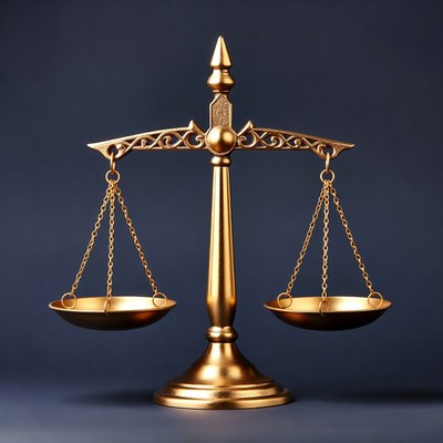 Golden Scales of Justice
