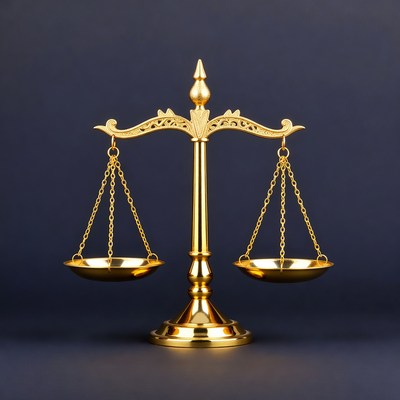Golden Scales of Justice