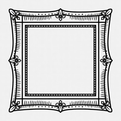 Ornate Vintage Picture Frame