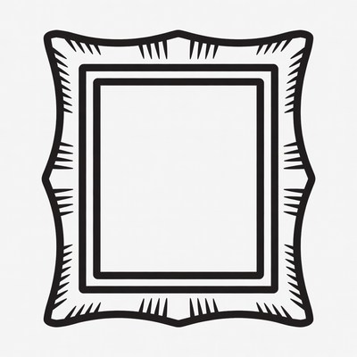 Ornate Empty Picture Frame