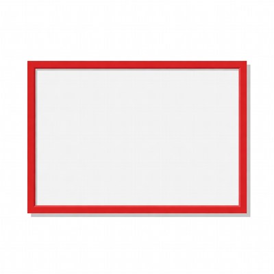 Red Framed Whiteboard